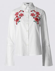 LIMITED EDITION PURE COTTON EMBROIDERED SHIRT