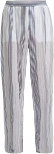 STELLA MCCARTNEY High-rise wide-leg striped trousers